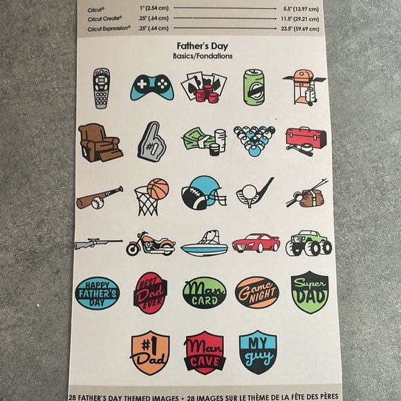 Father’s Day cricut cartridge - Picture 2 of 2